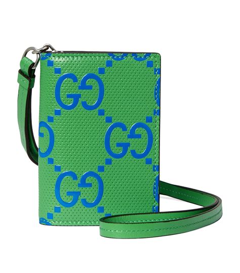 gucci card holder euro|gucci id badge holder.